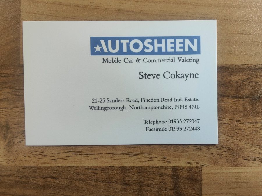 Steve Cokayne business card